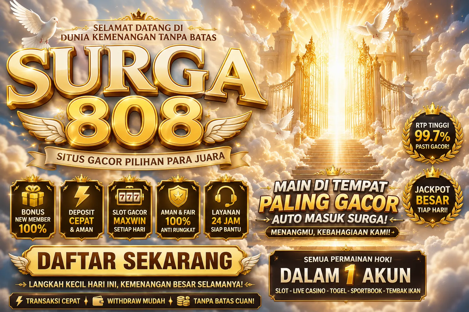 SURGA808 Banner